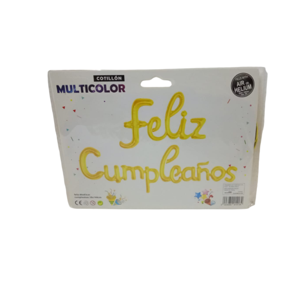 Producto - Frase Feliz Cumple  (globos metalizados) - 2