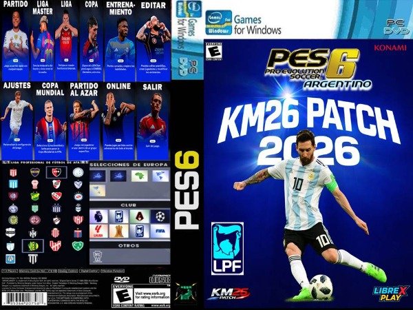 Producto - PES 6 KM26 PATCH 2026 (BAJOS RECURSOS)