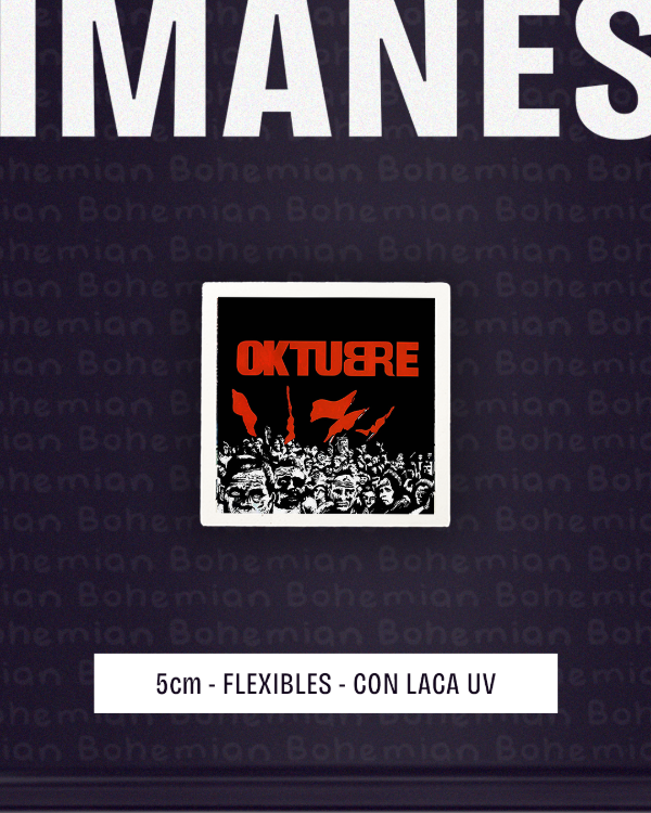 Producto - Iman OKTUBRE con LACA UV - Rock Nacional