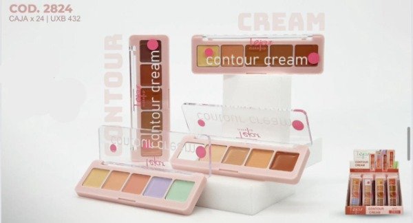 Producto - Paleta de contornos en Crema x5 tonos Tejar