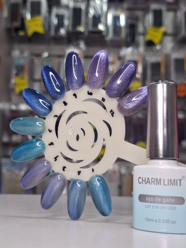 Producto - Ojo de gato charm tono azules