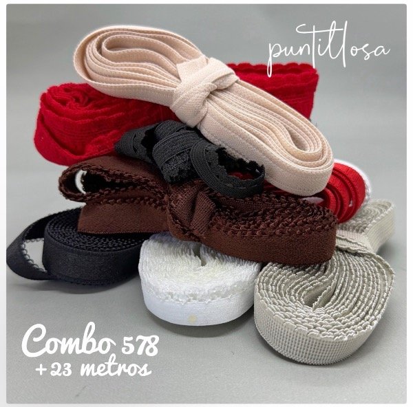 Producto - Combo 578- Elásticos Surtidos +23 metros