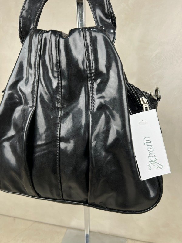 Producto - Black Charol Mini Bag - 4