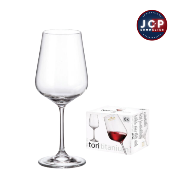 Producto - COPA CRISTAL BOHEMIA - TORI 490ML - CAJA X 6 UNIDADES