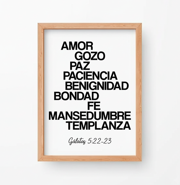 Producto - Gálatas 5:22-23
