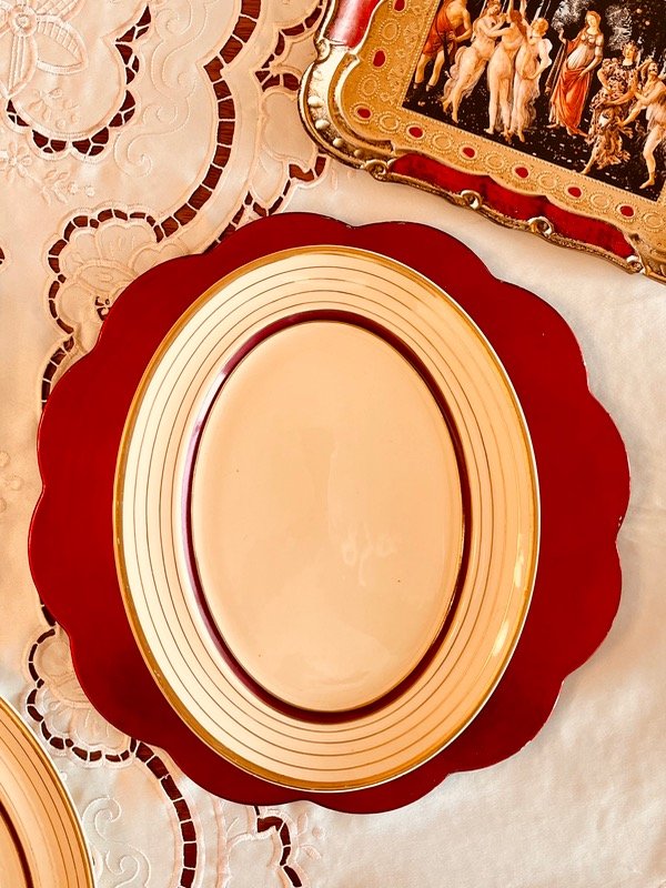 Producto - Fuente oval Victorian Johnson Bros grande