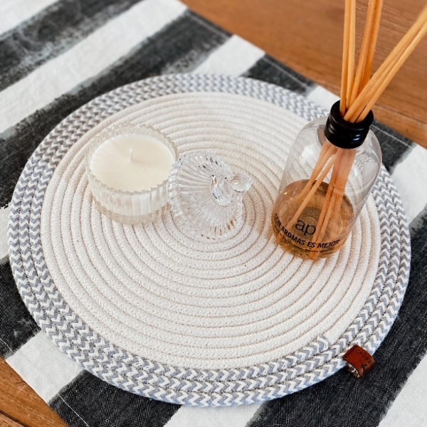 Producto - Platos de sitio combinados gris