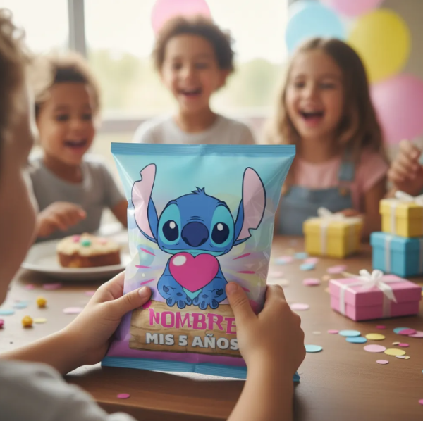 Producto - Bolsa Imprimible Chip Bag Stitch Editable - 3