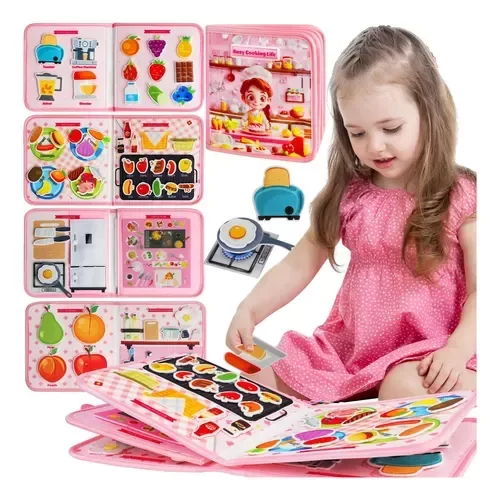 Producto - Libro de felpa sensorial de actividades