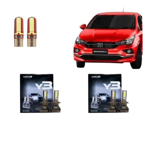 Producto - Kit Cree Led Y3 Luz Baja Y Alta Fiat Cronos Hasta 2023