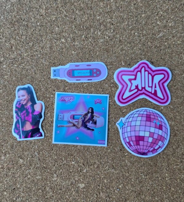 Producto - Pack de 5 stickers emilia