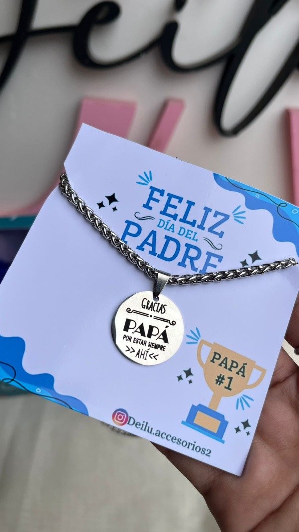 Producto - Collar gracias papá grueso