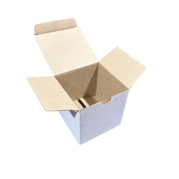 Producto - Pack 100 cajas de 12x12x12 cm de microcorrugado blanco - 0