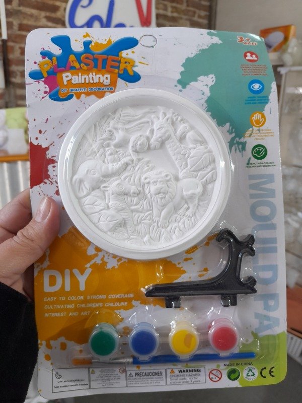 Producto - Kit yeso para pintar animales selva