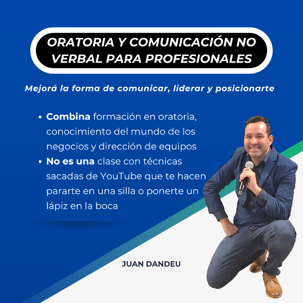 Producto - Oratoria y Comunicación No Verbal para Profesionales