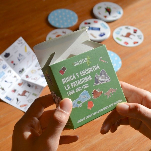 Producto - Juego de cartas. Buscá y encontrá la Patagonia