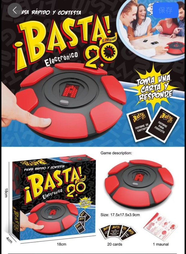 Producto - Juego De Mesa Basta 2.0 Importado Piensa Rapido