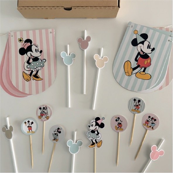 Producto - Party Box Mickey y Minnie vintage