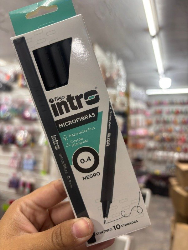 Producto - INTRO MICROFIBRA x10 NEGRO