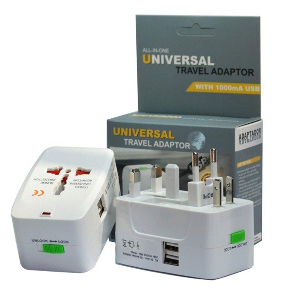 Producto - Adaptador universal con 2 puertos USB