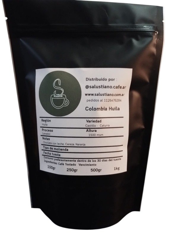 Producto - 250 gr Café de especialidad Colombia Huila variedad Castillo - Huila