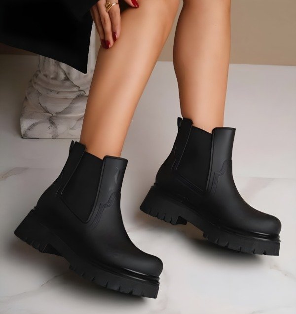 Producto - Botas de lluvia Premium Plataforma Black