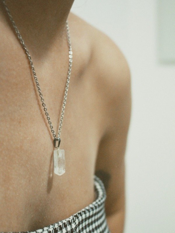 Producto - Collar Minipunta de Cuarzo Cristal