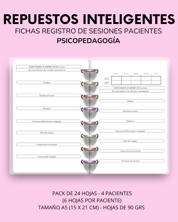 Producto - FICHAS DE REGISTRO DE SESIONES PSP, FONO Y PSICOMOTRICISTA - 2