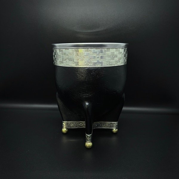 Producto - Imperial liso base de alpaca y esferas en bronce