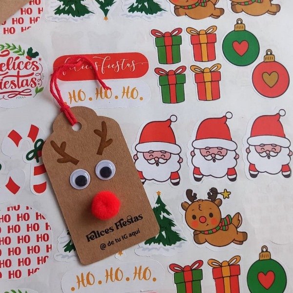 Producto - Tags ciervo Mod 02