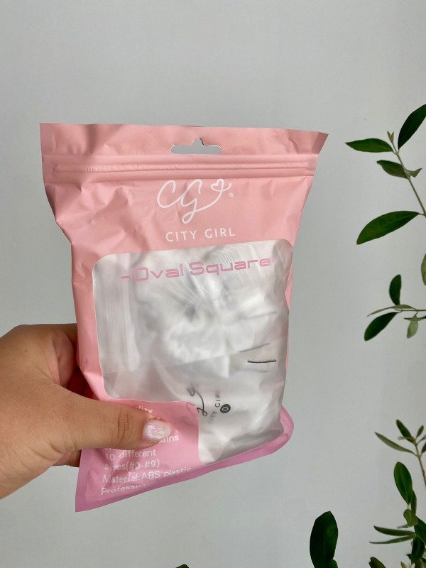 Producto - Tips City girl oval cuadrados prelimado x600
