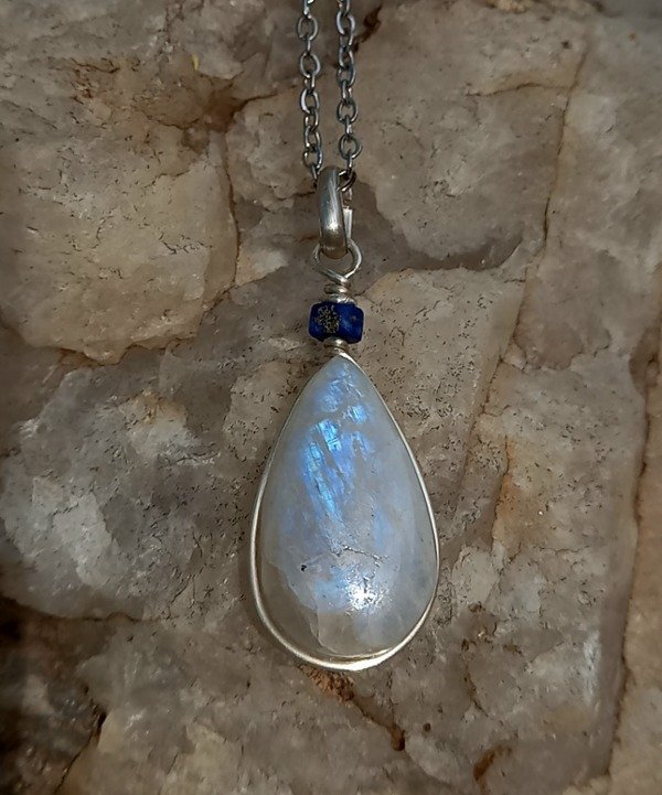Producto - Piedra Luna y Lapislazuli
