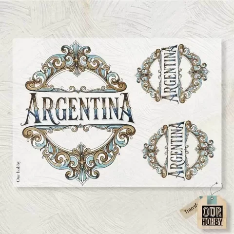 Producto - Lámina DTF TEXTIL Colección Orgullo Argentino OH - 332