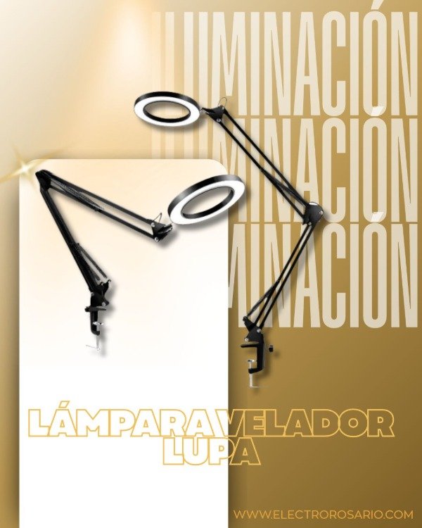 Producto - LAMPARA VELADOR LUPA