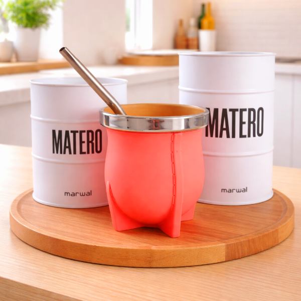 Producto - Set Matero Coral