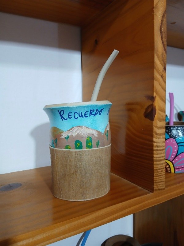 Producto - Mate de calabaza "PAISAJE DE CHILECITO" - 1