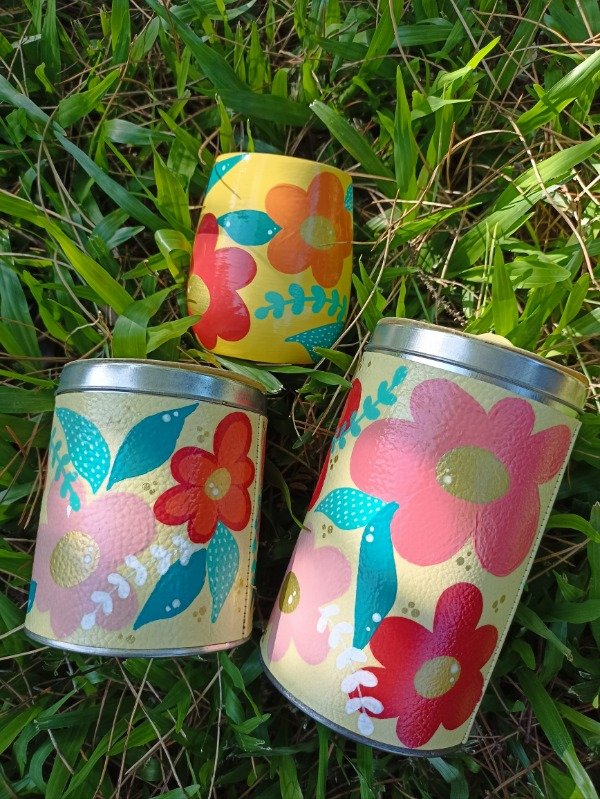 Producto - Set de mate y latas IVOTY amarillo (EN STOCK) - 1