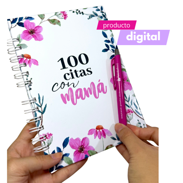 Producto - Libro imprimible 100 citas con mamá