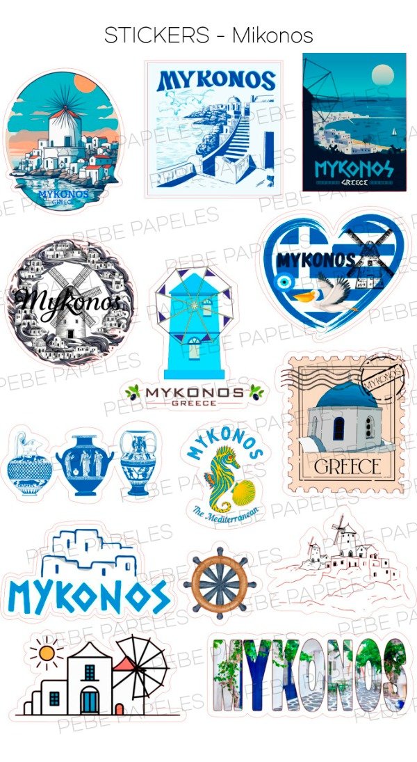 Producto - Stickers Mikonos