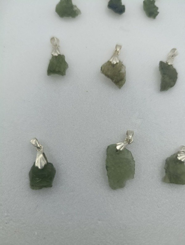 Producto - Dije en plata en Moldavita 925 - 9