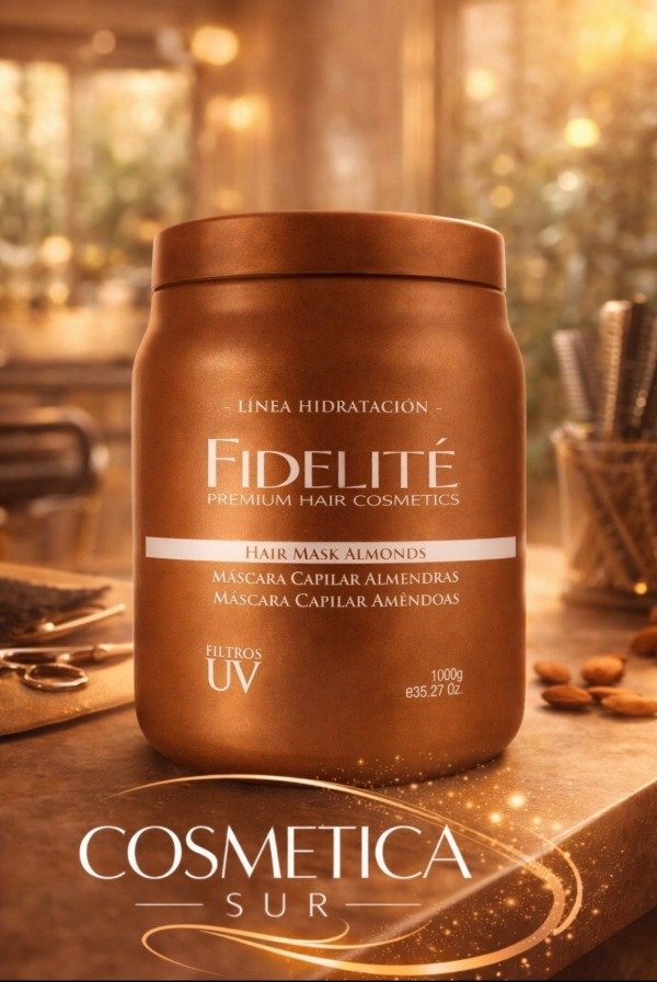 Producto - máscara capilar de almendras fidelite x 1000 grs