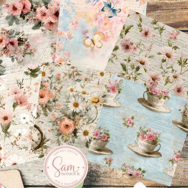 Producto - Kit de papeles: Spring Cottage - 1