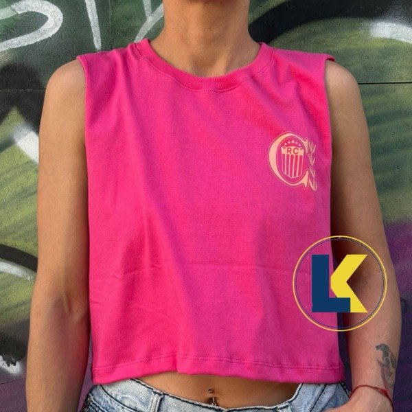 Producto - CROP TOP sin mangas Rosa