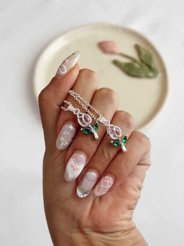 Producto - Cadenita Tulipán Cristal AB