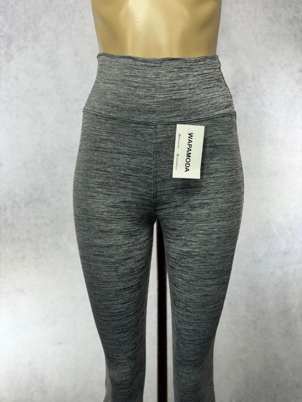 Producto - CALZA OXFORD GRIS JASPEADA LYCRA PREMIUM ELASTIZADA - 1