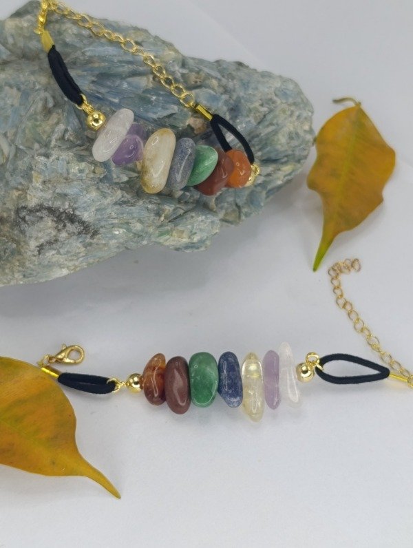 Producto - Pulsera de 7 Chacras en dorado