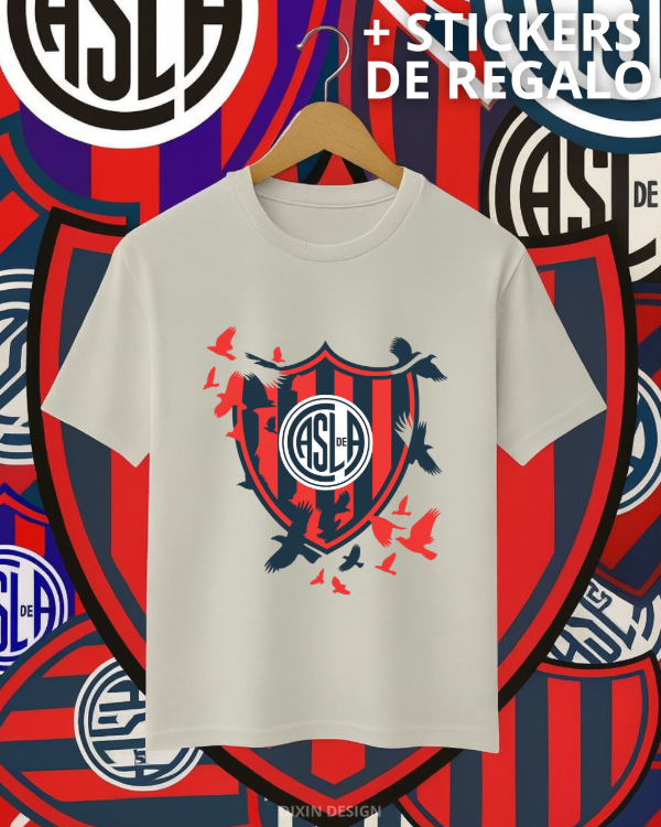 Producto - Remera San Lorenzo - Diseño Exclusivo + Sticker de Regalo