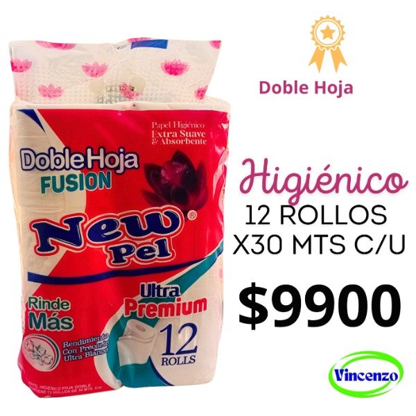 Producto - HIGIENICO DOBLE HOJA 10 X 30MTS