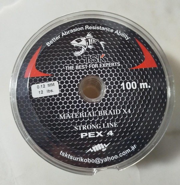Producto - MULTIFILAMENTO TSURIKOBO 0.12MM AMARILLO X100M