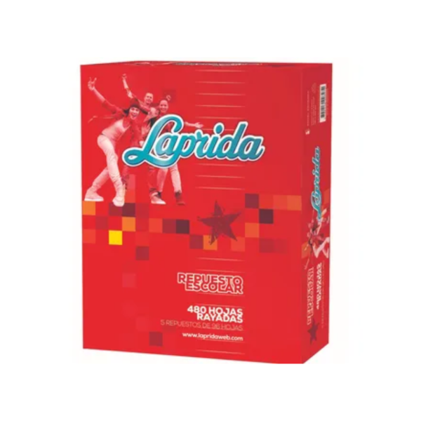Producto - REPUESTO ESCOLAR LAPRIDA 480 HS